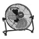 2E PowerWind 30A Professional Floor Fan, 30cm, 60W, Push-Button Controls, 100% Aluminum Motor, Black