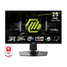 Монитор MSI 24.5" MAG 255PXF 2xHDMI, DP, MM, IPS, 300Hz, 0.5ms, sRGB 120%, FreeSync, Pivot