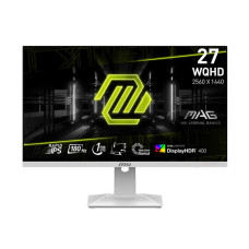 Монитор MSI 27" MAG 274QRFW 2xHDMI, DP, Audio, IPS, 2560x1440, 180Hz, 1ms, sRGB 123%, FreeSync, Pivot, HDR400, белый
