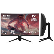 Монитор 2E GAMING 27" G2725BV HDMI, DP, VA, 2560x1440, 180Hz, 1ms, CURVED, FreeSync