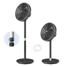 Вентилятор Philips напольный Series 3000, 40см, 48Вт, управление через смартфон, регулировка высоты, черный