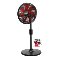 Einhell GC-CF 18/320 Li - Solo Cordless Fan, PXC, 18V, Floor, D320mm, 15km/h, 3 Modes, Timer, 3.4kg without Battery and Charger