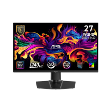 Монитор MSI 26.5" MAG 271QP-QD-X24 2xHDMI, DP, Audio, OLED, 2560x1440, 240Hz, 0.03ms, DCI-P3 99%, AdaptiveSync, HAS, HDR400