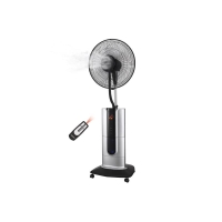 ARDESTO Floor Fan, 47cm, 100W, Remote Control, Display, Humidification, Black/Grey