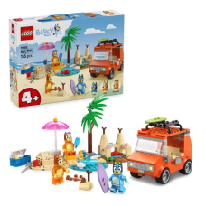 Конструктор LEGO Bluey Пляж і сімейна поїздка на автомобілі Блуї