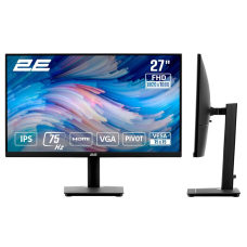 Монитор 2E 27" N2723B D-Sub, HDMI, IPS, 75Hz, Pivot