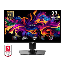 Монитор MSI 26.5" MAG 271QPX-QD-E2 2xHDMI, DP, USB-C, Audio, OLED, 2560x1440, 240Hz, 0.03ms, DCI-P3 99%, AdaptiveSync, Pivot, HDR400