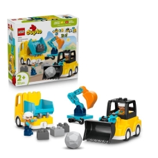 Конструктор LEGO DUPLO Town 3-в-1 Будівельна техніка