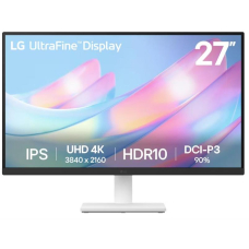 Монітор LG 27" 27US500-W 2xHDMI, DP, Audio, IPS, 3840x2160, DCI-P3 90%, HDR10, білий