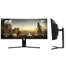 Монитор 2E GAMING 34" G3424B 2xHDMI, DP, VA, 3440x1440, 180Hz, 1ms, NTSC 85%, CURVED, FreeSync, HAS