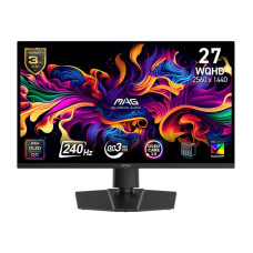 Монитор MSI 26.5" MAG 273QP-X24 2xHDMI, DP, QD-OLED, 2560x1440, 240Hz, 0.03ms, DCI-P3 99%, FreeSync, Pivot, HDR400
