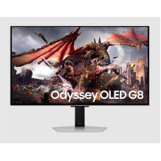Монітор Samsung 32" Odyssey G80SD HDMI, DP, USB, Bluetooth, OLED, 3840x2160, 240Hz, 0.3ms, G-Sync Compatible