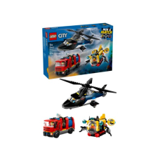 Конструктор LEGO City Ремікс вертольотів, пожежних машин і підводних човнів