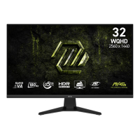 MSI 31.5" MAG 325QF-E18V Monitor 2xHDMI, DP, Audio, VA, 2560x1440, 180Hz, 0.5ms, sRGB 109%, AdaptiveSync