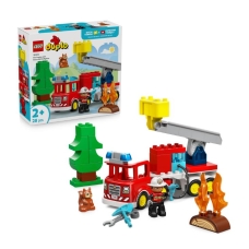 Конструктор LEGO DUPLO Town Пожежна машина зі шлангом і пожежником