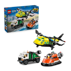 Конструктор LEGO City Ремікс літака, вантажівки та судна на повітряній подушці
