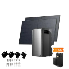 Комплект EcoFlow STREAM ULTRA/Solar Panel 2*400/Система креплений EcoFlow Rigid Solar Panel Mounting Feet/Умный счетчик Smart Meter