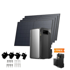 Комплект EcoFlow STREAM ULTRA/Solar Panel 4*400/Система креплений EcoFlow Rigid Solar Panel Mounting Feet/Умный счетчик Smart Meter