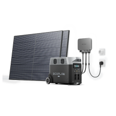 EcoFlow PowerStream Kit - 600W Microinverter + Delta Pro Power Station and 2x400W Solar Panels