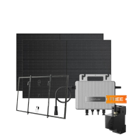 EcoFlow STREAM Microinverter/2*400W Rigid Solar Panel Combo/Smart Meter/Balcony Hook Kit Solar Panel Mounting System