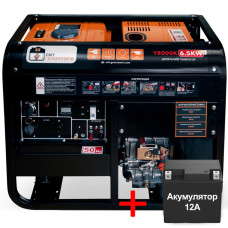 Генератор Дизельный Y8000K 6.5KW 220V - Обмотка Медь Мир Генераторов