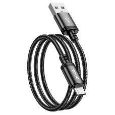 Кабель HOCO X89 Wind USB - Micro USB charging data cable (чорний)