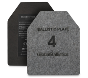 Class 4 armor plates for military personnel