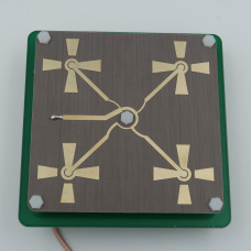 Патч Skif 14dBi LHCP 4.9-6.0 GHz з кабелем 12 см (Made in UA)