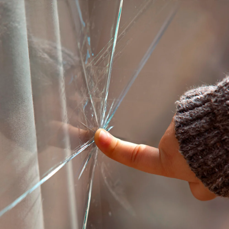 Impact-resistant Armolan Safety 8mil (200µm) armored film, 1.83m width, length: cut to size, protective for windows and doors (1 sq.m./0.55 lin.m.)