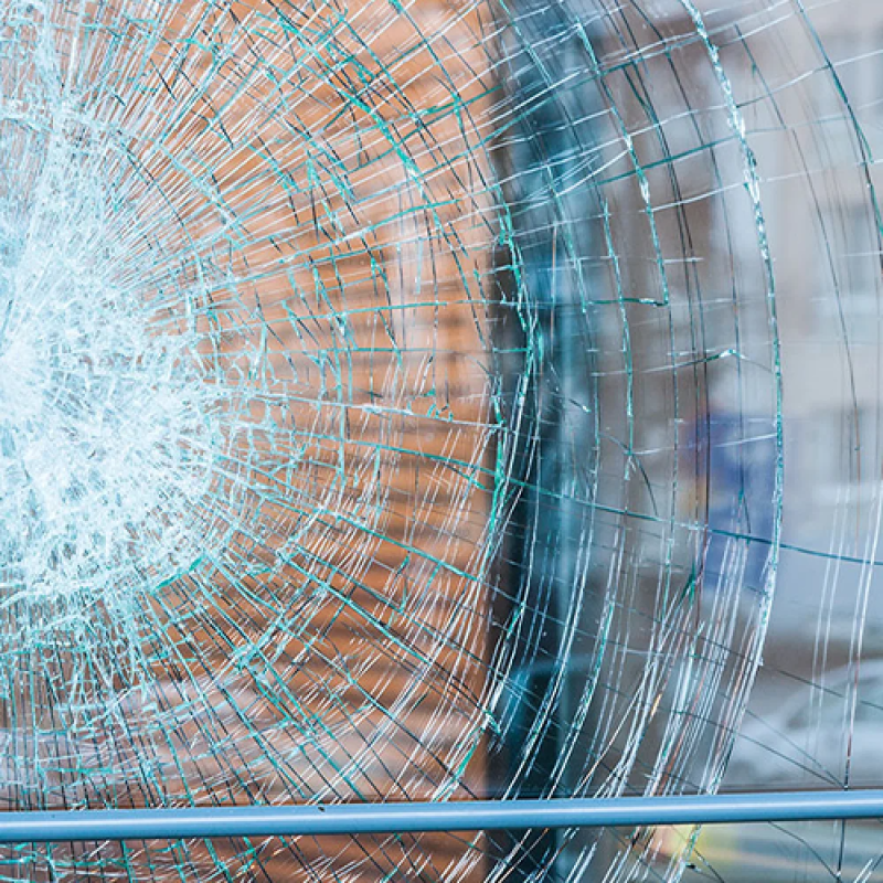 Impact-resistant Armolan Safety 8mil (200µm) armored film, 1.83m width, length: cut to size, protective for windows and doors (1 sq.m./0.55 lin.m.)