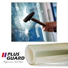Ударостійка броньована Plus Guard Safety 4mil (100мкм), ширина 1,52м, довжина: на відріз захисна плівка на вікна та двері