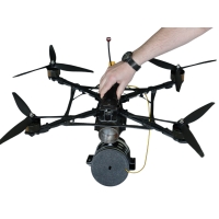 13-дюймовий карбоновий FPV-дрон з оптоволокном (20 км) з АКБ та платою ініціації VTG Spark