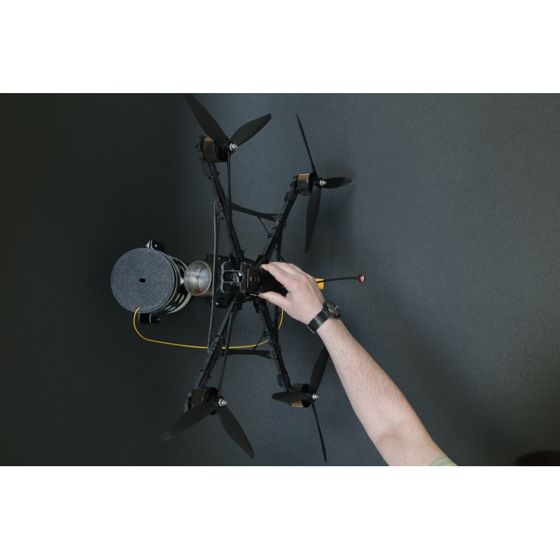 13-дюймовий карбоновий FPV-дрон з оптоволокном (15 км) з АКБ та платою ініціації VTG Spark